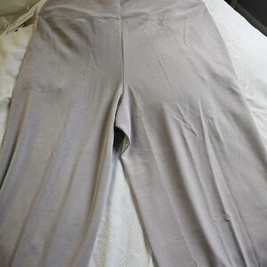 Athleta Wide Leg Pants in Light Gray